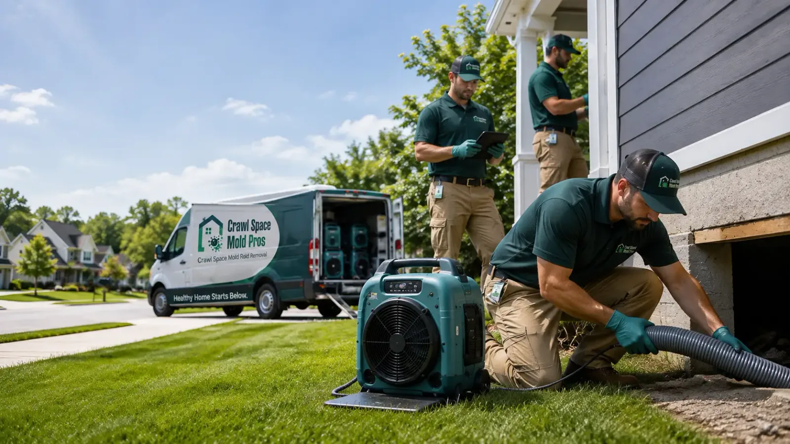 Crawl Space Mold Removal in Newtown, VA